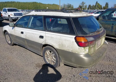 2000 Subaru Outback from USA, damaged, VIN 4S3BH6653Y7613935